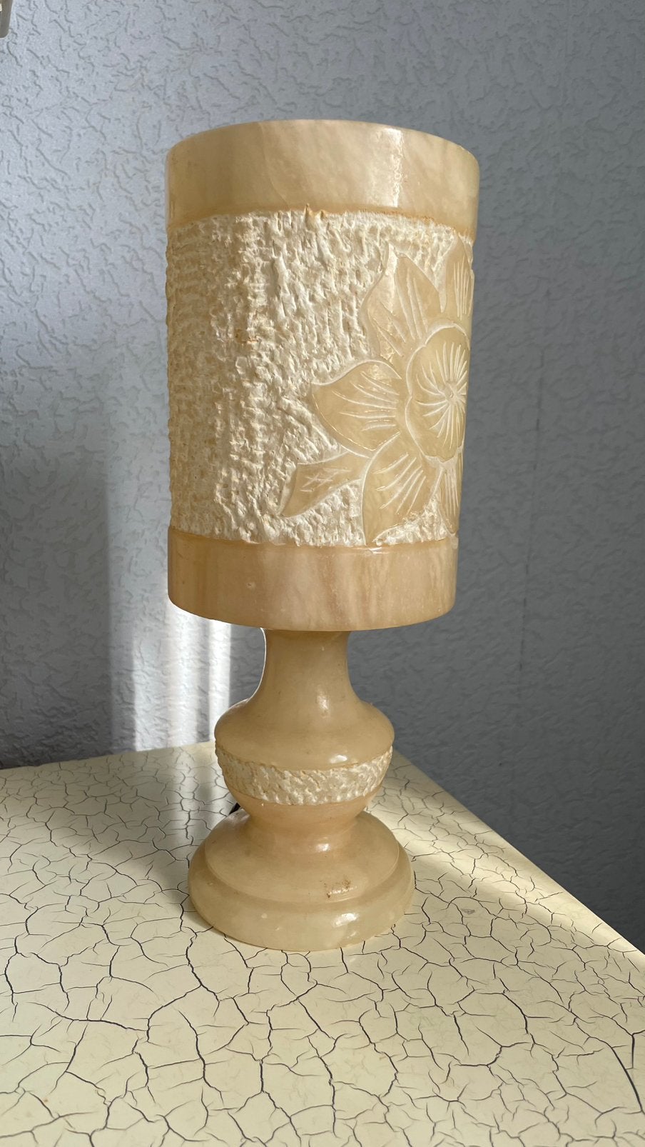 Marmeren lamp, Ophalen, Gebruikt, Overige stijlen, Handgemaakt