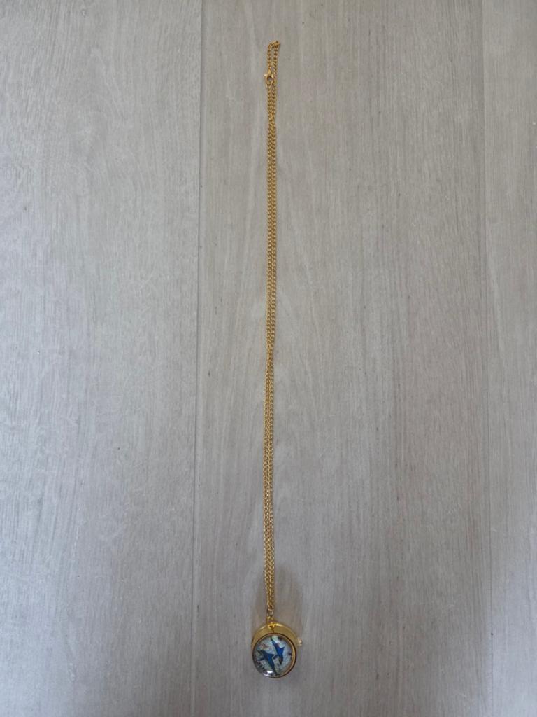 Mooie ketting met klokje, Handtassen en Accessoires, Kettingen, Ophalen of Verzenden