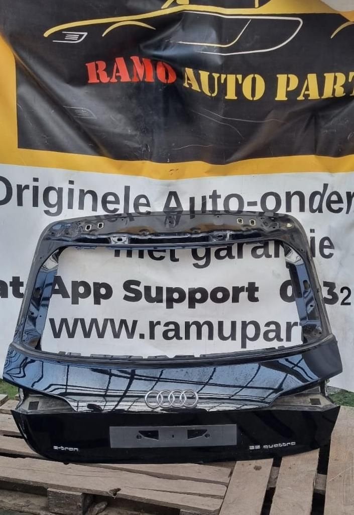 AUDI E-TRON 55 ACHTERKLEP ORIGINEEL KLEUR LV5S, Arrière, -, Haillon arrière, Utilisé