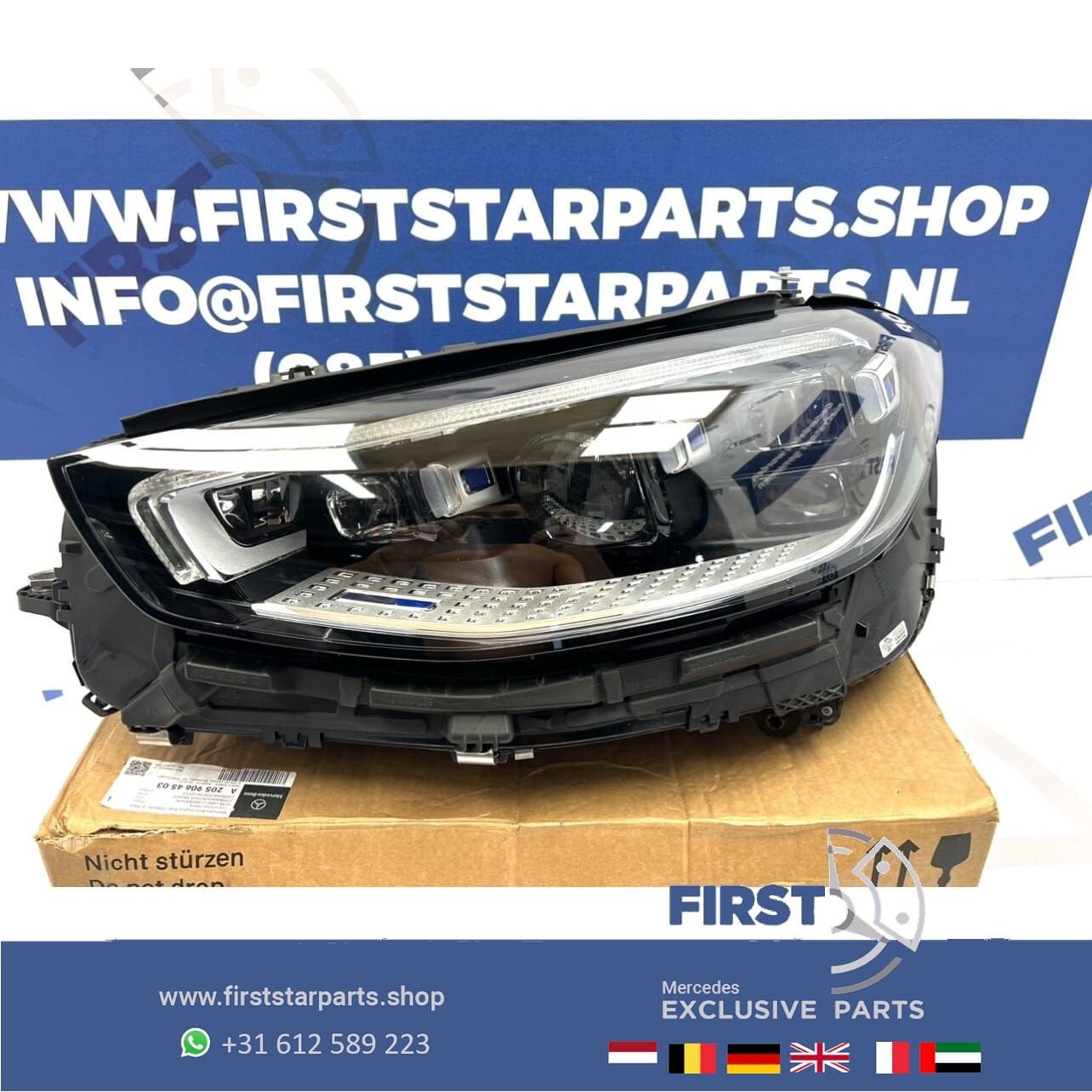 W223 S KLASSE KOPLAMP DIGITAL LIGHT LAMP A2239069103 MERCEDE, Auto-onderdelen, Gebruikt, -, Ophalen of Verzenden, -