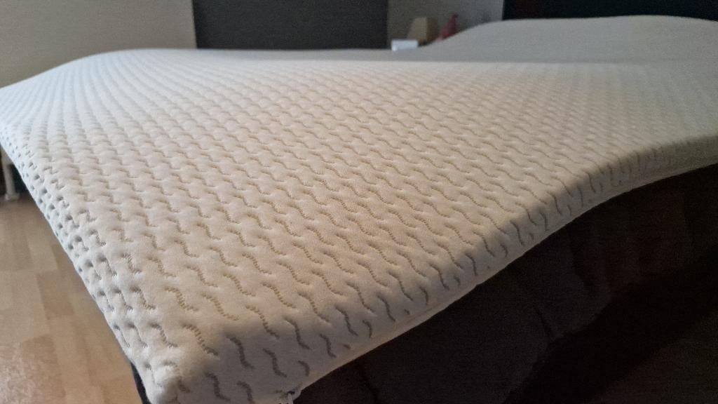 topper matras Wellpur 1M60 breed, Matelas, Comme neuf, Enlèvement, 200 cm
