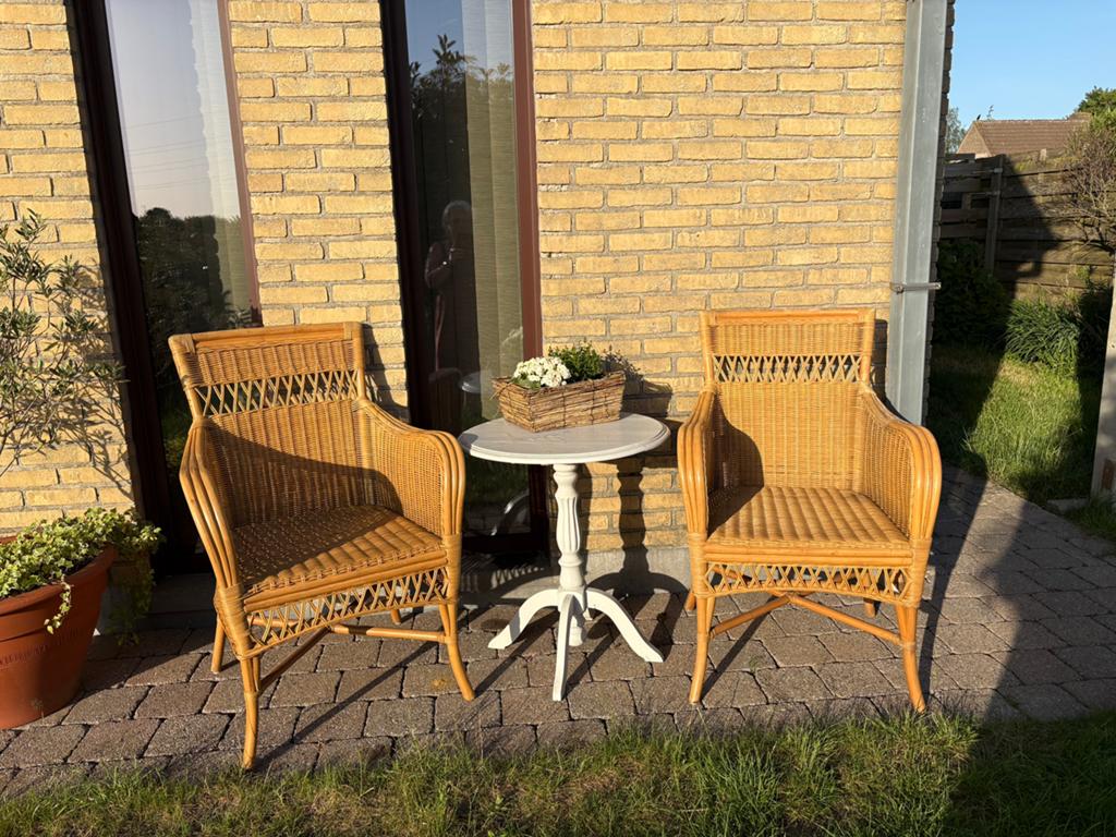2 rotan stoelen 20€, Enlèvement, Utilisé, Rotin