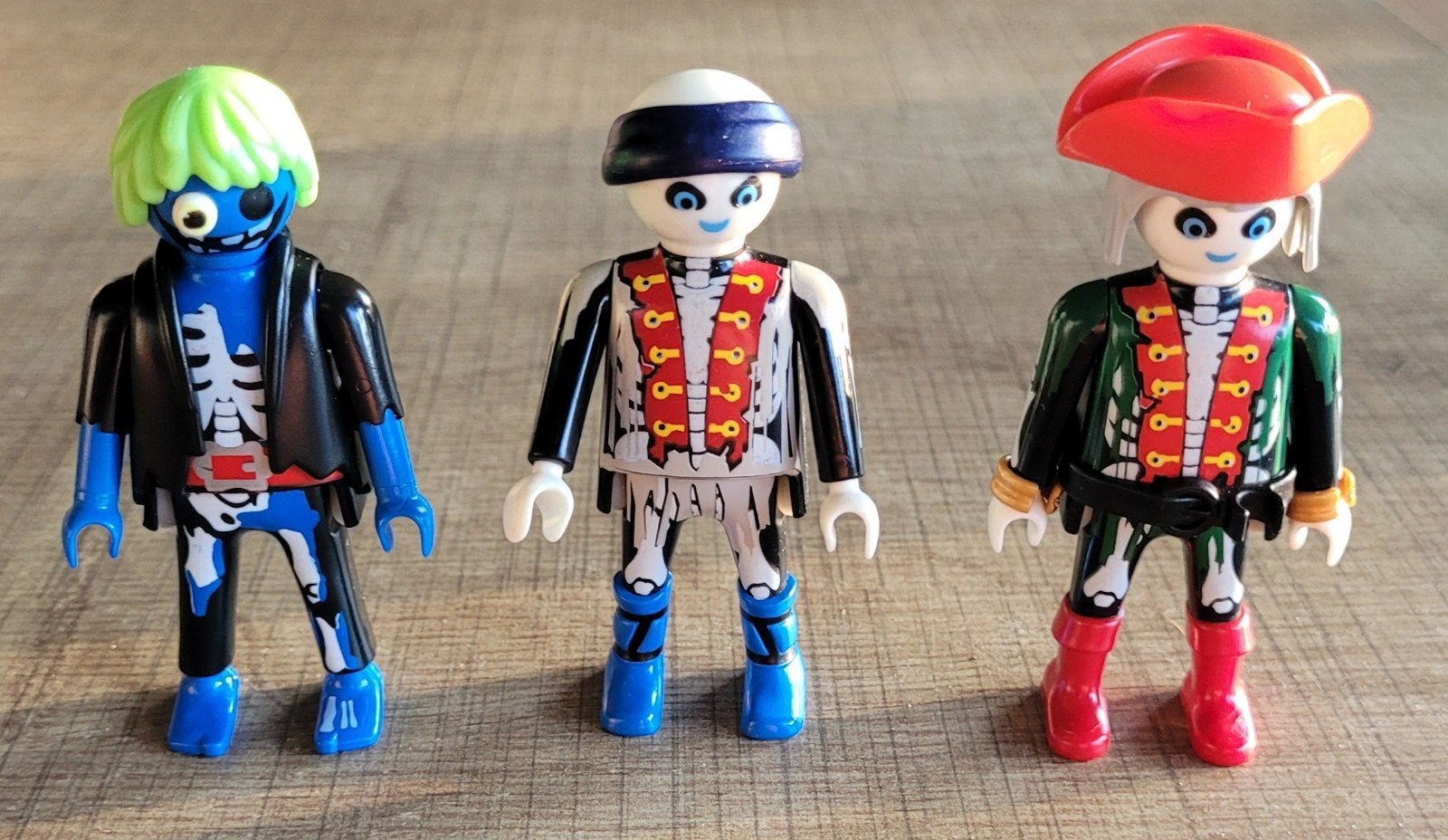 Playmobil - 3 figuurtjes: Spookpiraten, Kinderen en Baby's, Ophalen of Verzenden, Zo goed als nieuw, Losse onderdelen, Figuren