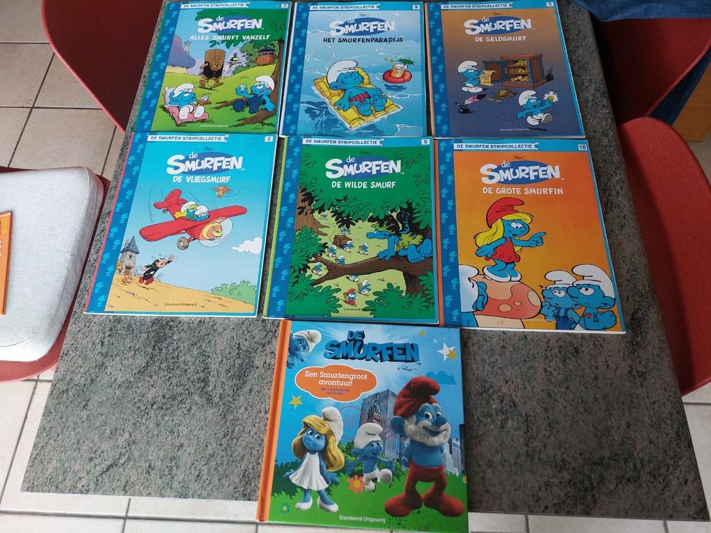 Strips + boeken de smurfen, Boeken, Ophalen