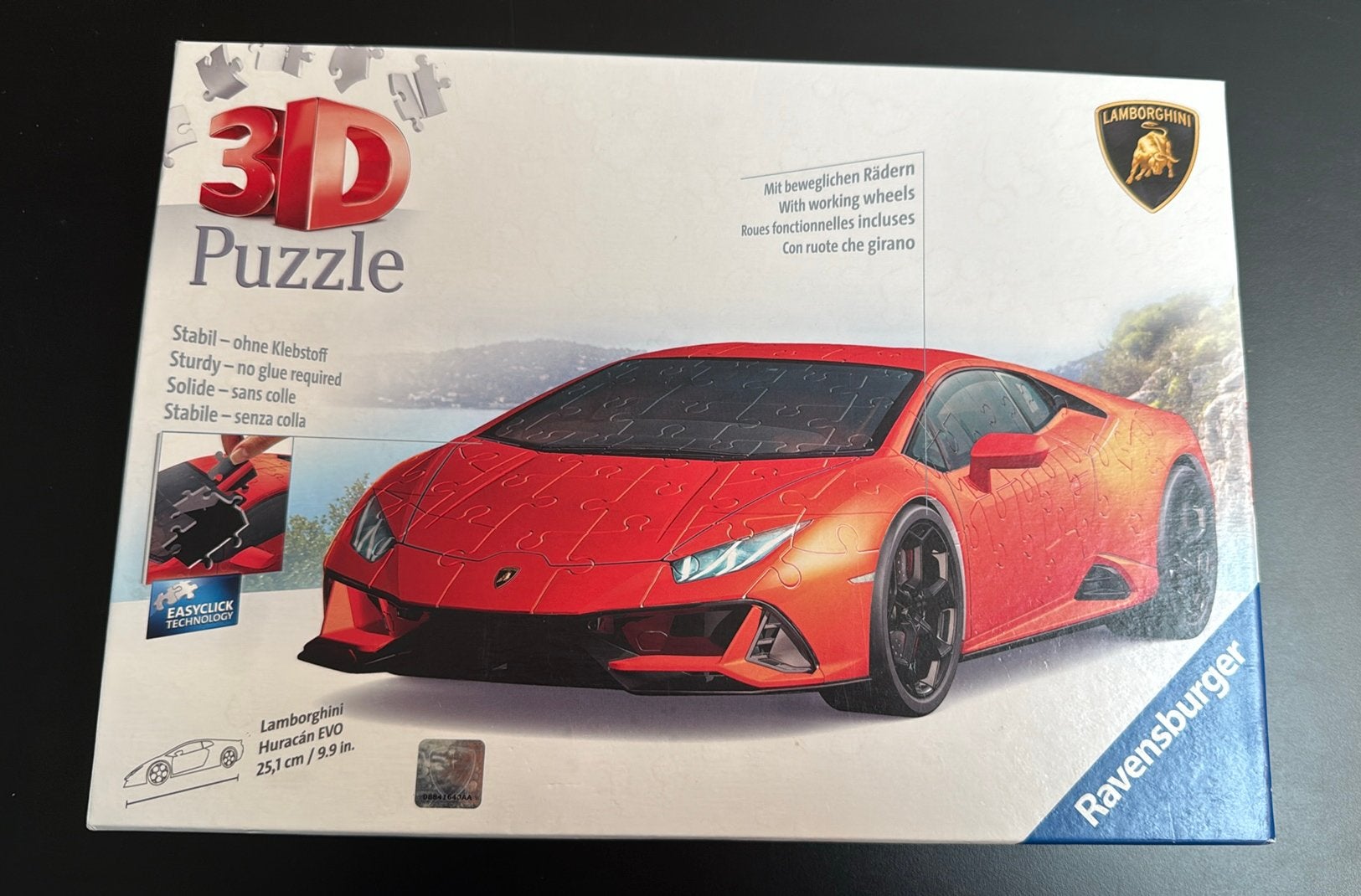 3D puzzel Lamborghini, Hobby en Vrije tijd, Verzenden, Zo goed als nieuw
