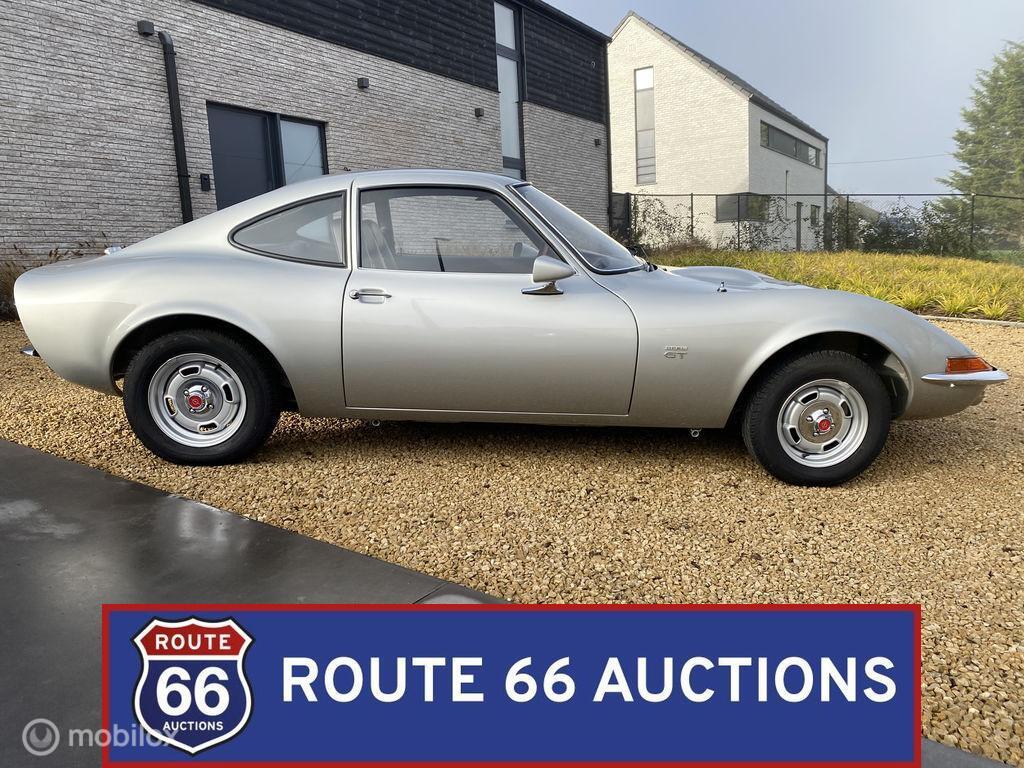 Opel GT 1900 | 1970 | Route 66 Auctions, Auto's, Zwart, Bedrijf, Overige carrosserie, Opel