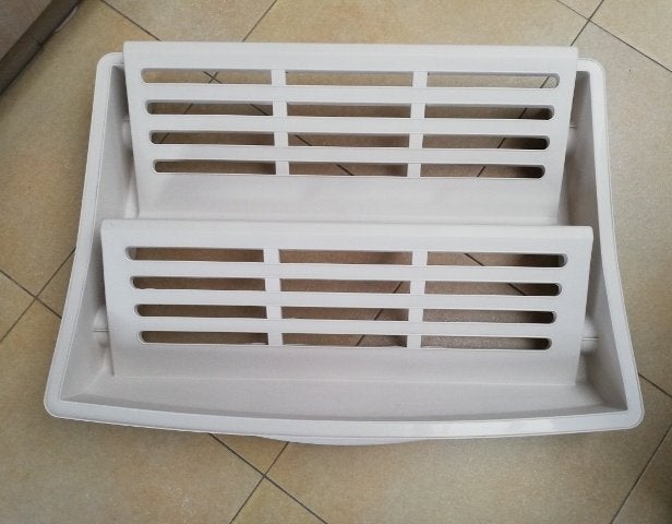 Shoe roller plate. Rollend rek voor schoenen op te bergen., Ophalen, Gebruikt