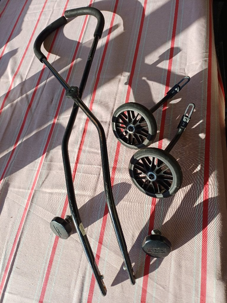Balanstrainer en zijwieltjes fiets b-twin, Ophalen, B-Twin, Zijwieltjes
