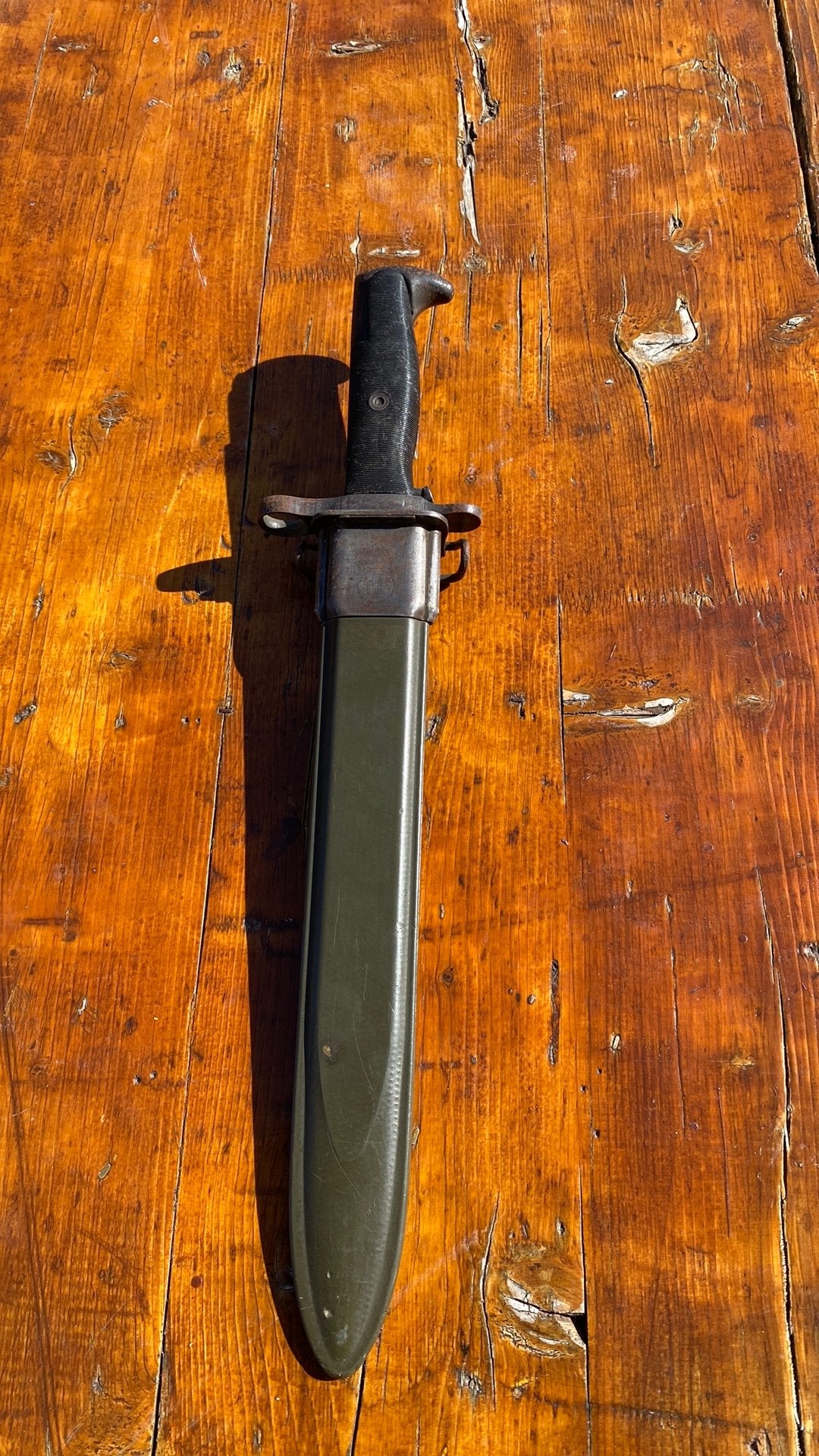 Mk1 bajonet garand, Collections, Enlèvement, Armée de terre