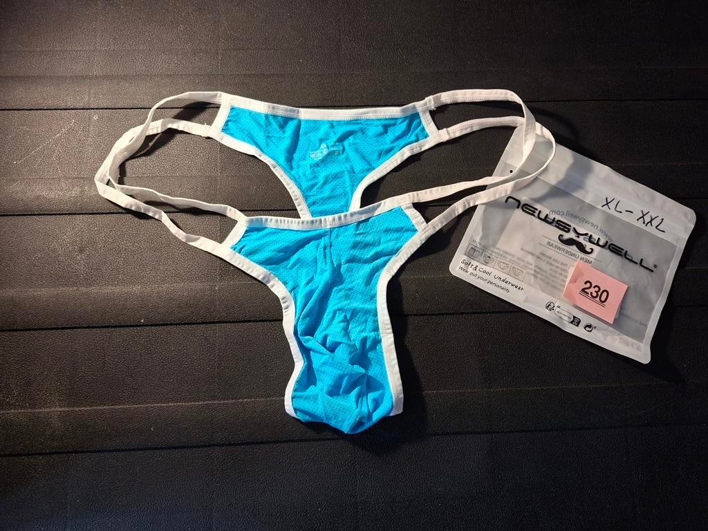 Grote blauwe herenstring, Kleding | Heren, Ondergoed, Verzenden