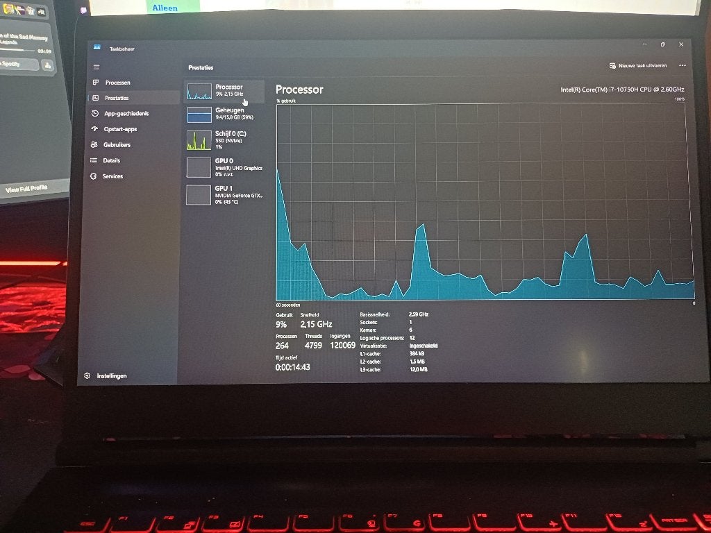 Laptop, Computers en Software, Ophalen, Msi, Met videokaart, 2 tot 3 Ghz