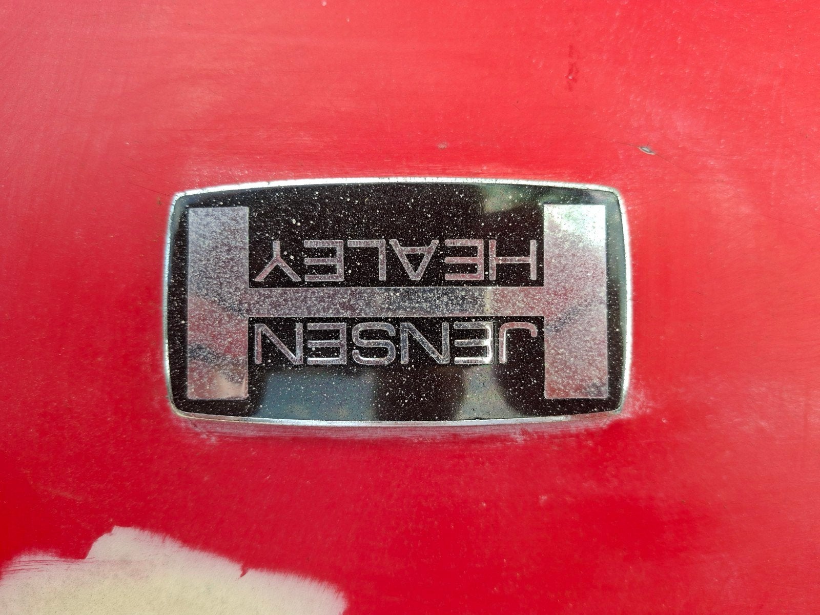 Bonnet Jensen Healey, Enlèvement, Utilisé, Avant, Capot moteur