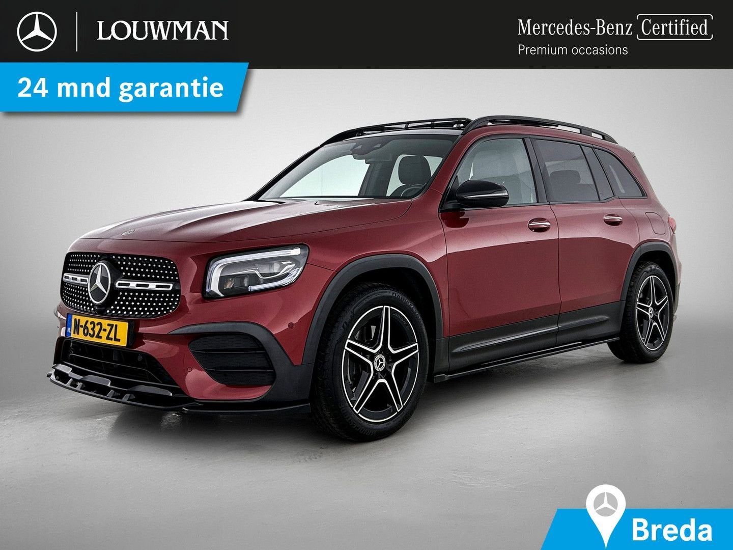 Mercedes-Benz GLB 180 Business Solution AMG | Panoramadak |, Auto's, Mercedes-Benz, Automaat, Zwart, Navigatiesysteem, SUV of Terreinwagen
