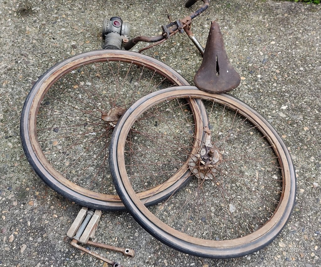 Oude fietsonderdelen, Fietsen en Brommers, Ophalen, Gebruikt, Stuur