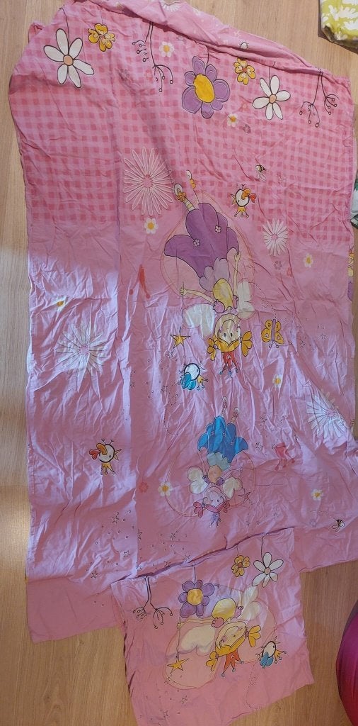 Dekbedovertrek prinsessen, Gebruikt, Meisje, Ophalen of Verzenden, Roze
