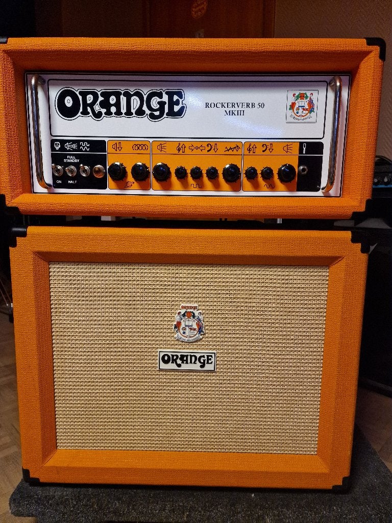 Orange Rockerverb 50 MKIII + PPC112 + FS-2 Footswitch, Musique & Instruments, Enlèvement, Comme neuf, Guitare, Moins de 50 watts