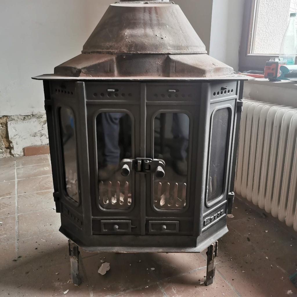 Poêle en fonte / Insert à bois - DOVRE 2000 - Très bon état, Enlèvement, Utilisé