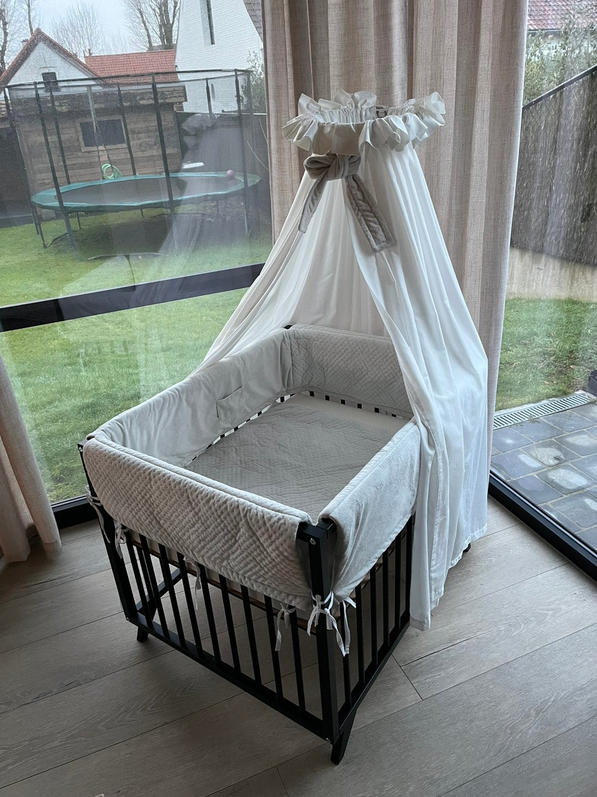 Baby wieg / park met hemel compleet, Ophalen, Zo goed als nieuw, Wieg