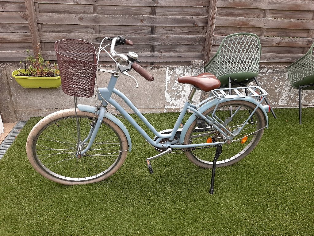 Fiets Elops decathlon 26 inch, Fietsen en Brommers, Fietsen | Meisjes, Gebruikt, Velgrem, Elops ( Decathlon ), Versnellingen