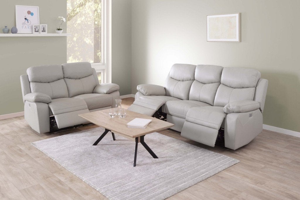 Nieuw salon 3ERER + 2ERER 100% leder 2298 euro., Huis en Inrichting, Ophalen, Nieuw, Leer