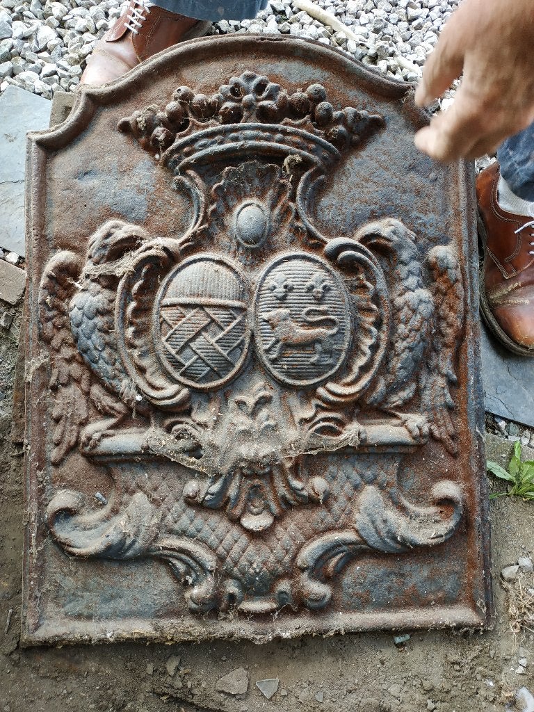 Vintage gietijzeren panelen, Antiek en Kunst, Ophalen
