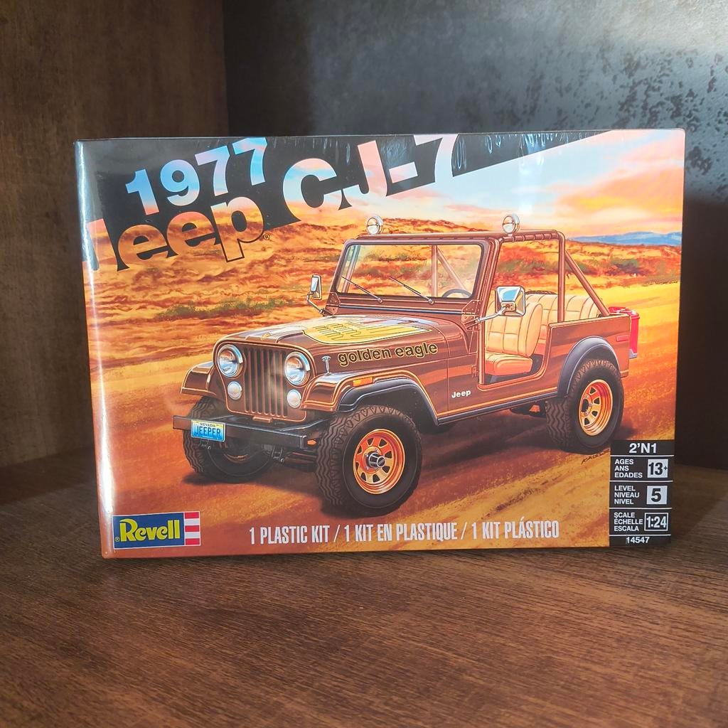 Revell 1:24 Jeep CJ-7 1977 (nieuw), Enlèvement ou Envoi, Revell