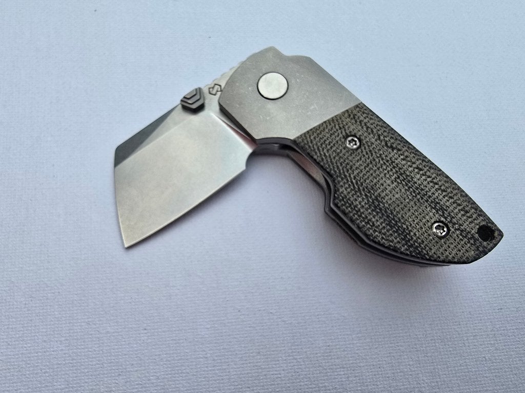 Matsey Striga V2 — Couteau de poche EDC (M390/Titanium), Enlèvement ou Envoi, Comme neuf
