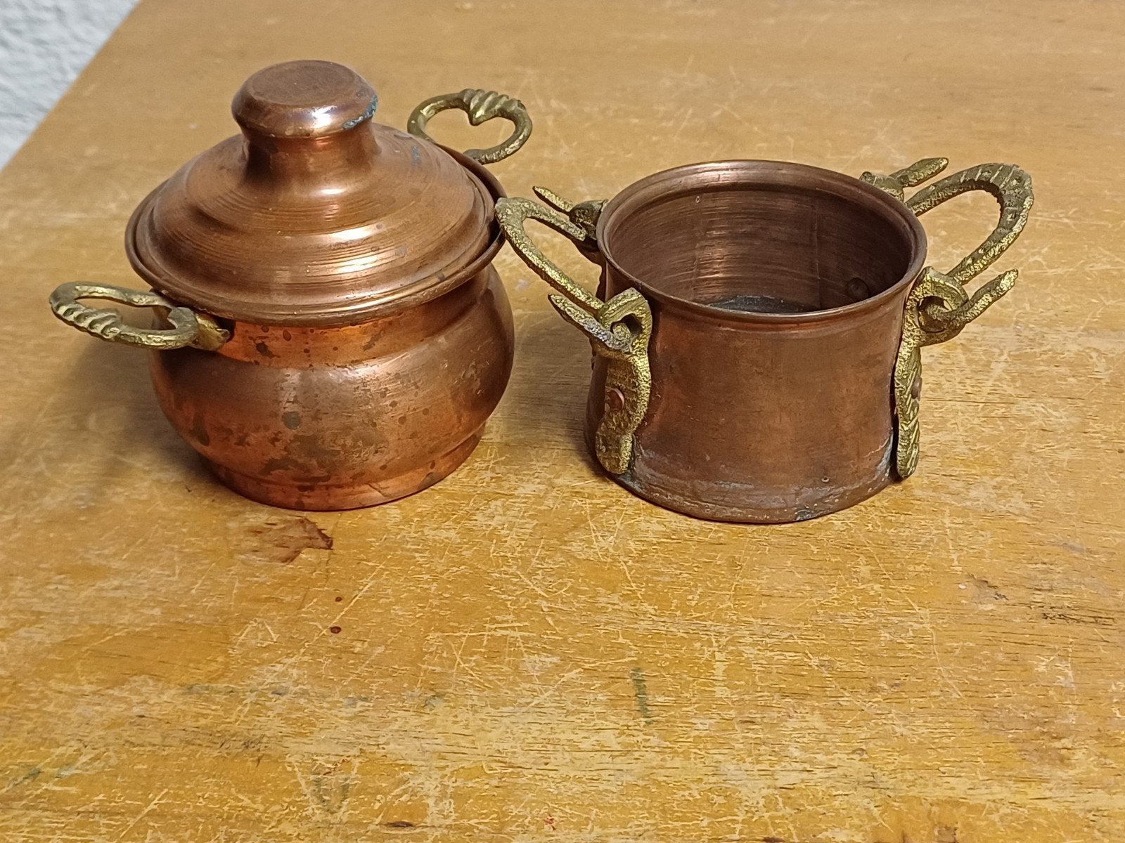 pots en cuivre miniatures, Enlèvement ou Envoi, Cuivre