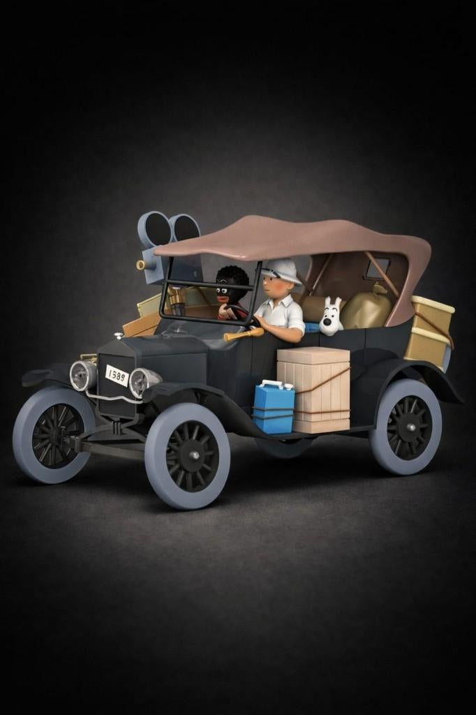 Hachette - N05 La Ford T (Tintin au Congo), Enlèvement, Tintin, Neuf, Autres types