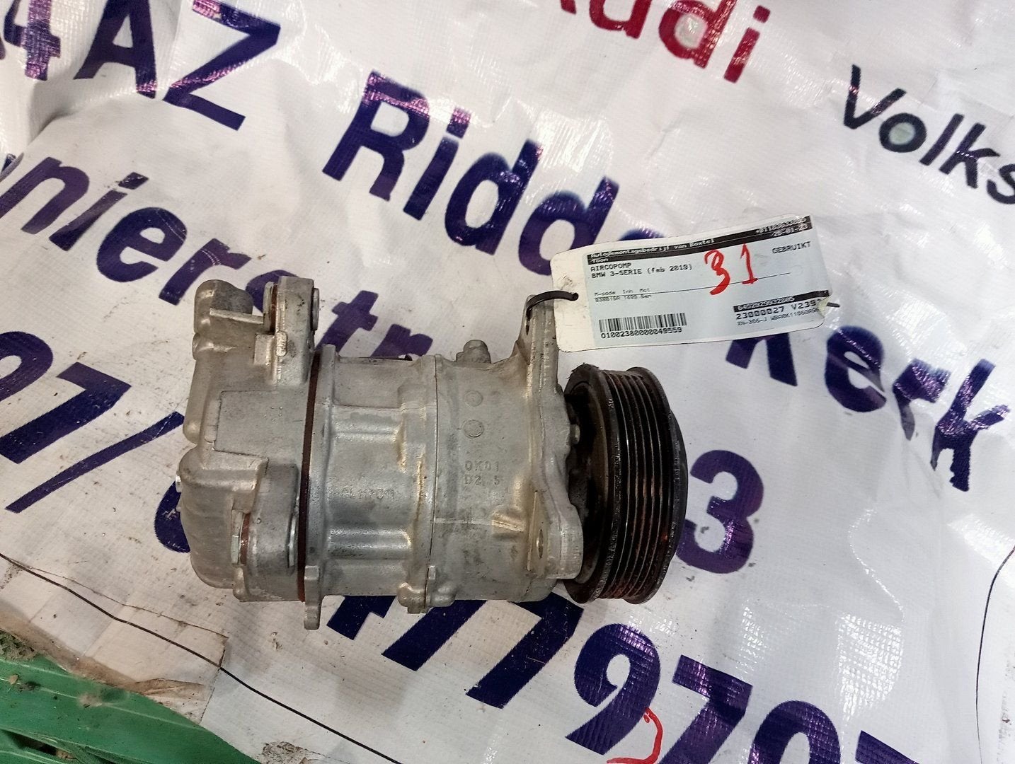 Airconditioningpomp BMW 1 serie 116i, Gebruikt, -, -, Ophalen of Verzenden