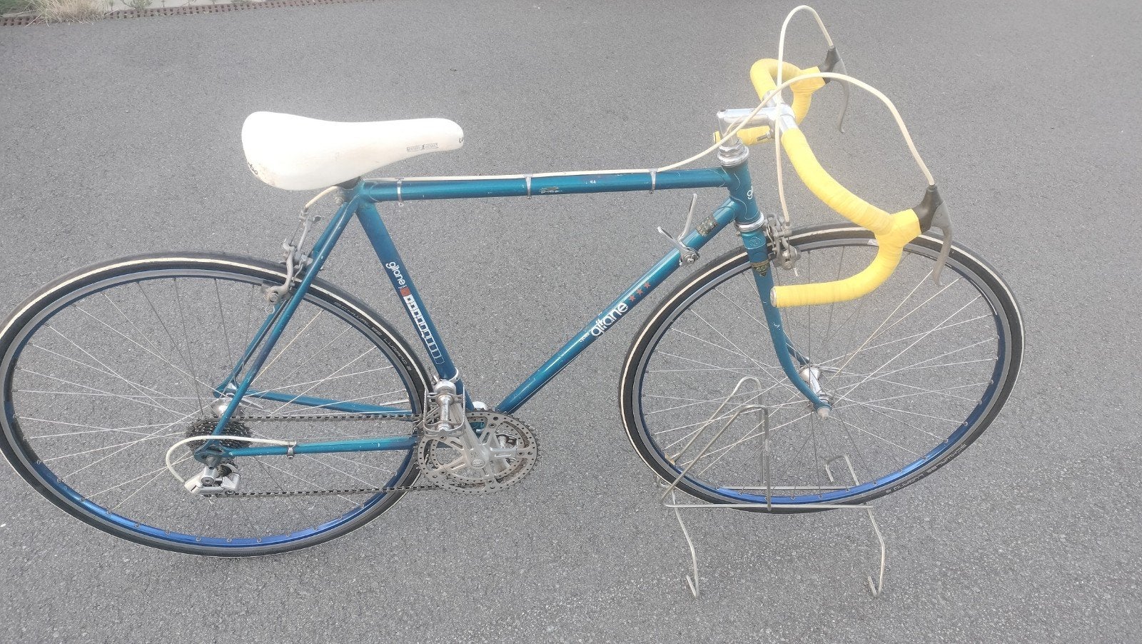 vintage racefiets Gitane, Fietsen en Brommers, Ophalen, Gebruikt, Velgrem, 49 tot 53 cm