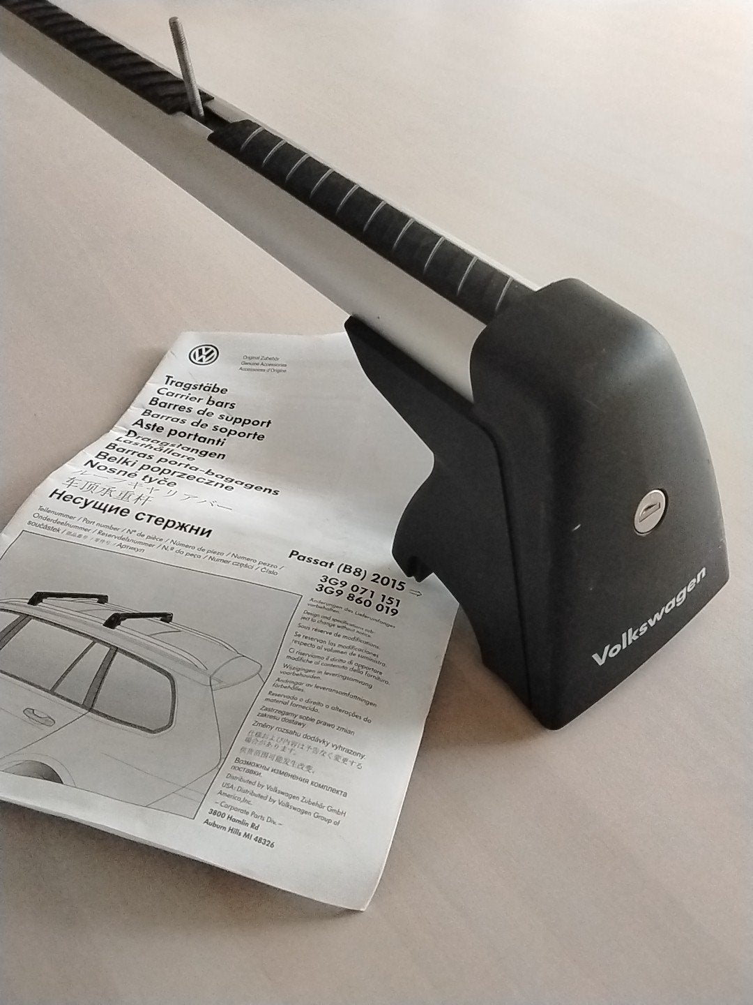 Originele dakdrager set Volkswagen Passat, Ophalen, Gebruikt