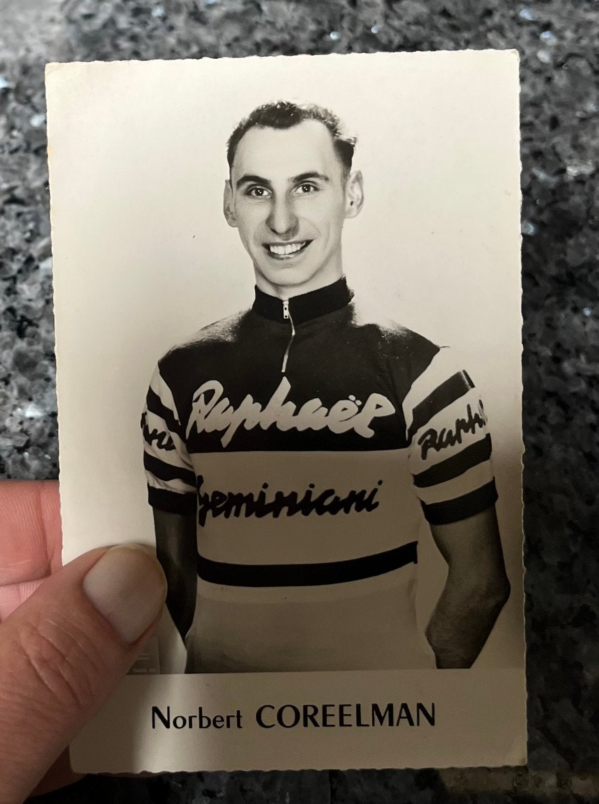 Cycliste Norbert Coreelman Raphaël Geminiani, Enlèvement, Comme neuf