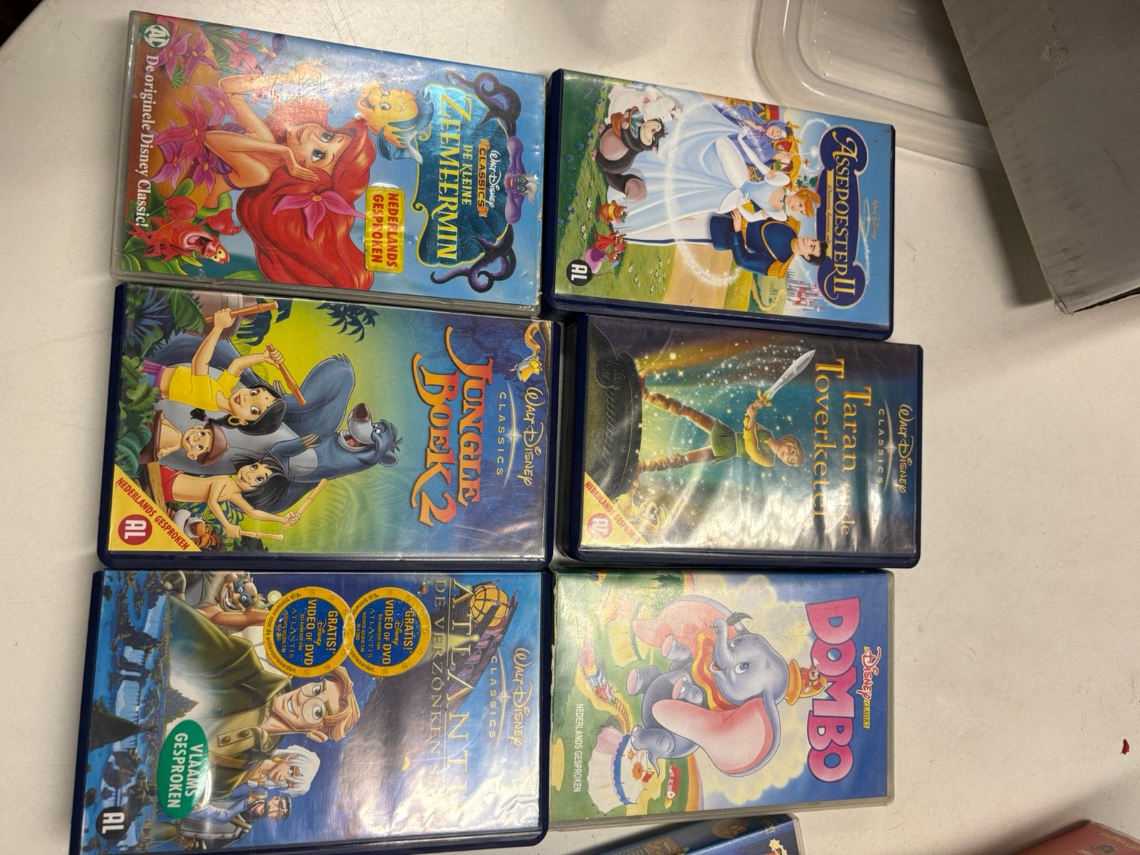 Doos vol vhs kinderfilms, CD & DVD, VHS | Enfants & Jeunesse, Enlèvement ou Envoi, Comme neuf, VHS