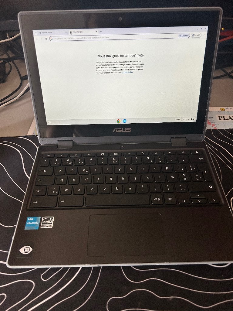 Chromebook Asus Notebook PC CR1100FK – Jamais utilisé, Computers en Software, Ophalen, 4 GB of minder, Asus, Touchscreen
