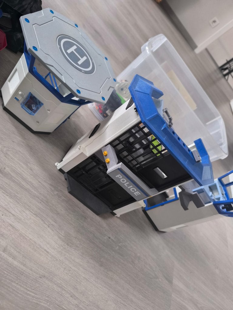 Playmobil politie bureel en huis met benodigdheden, Enfants & Bébés, Jouets | Playmobil, Comme neuf, Enlèvement