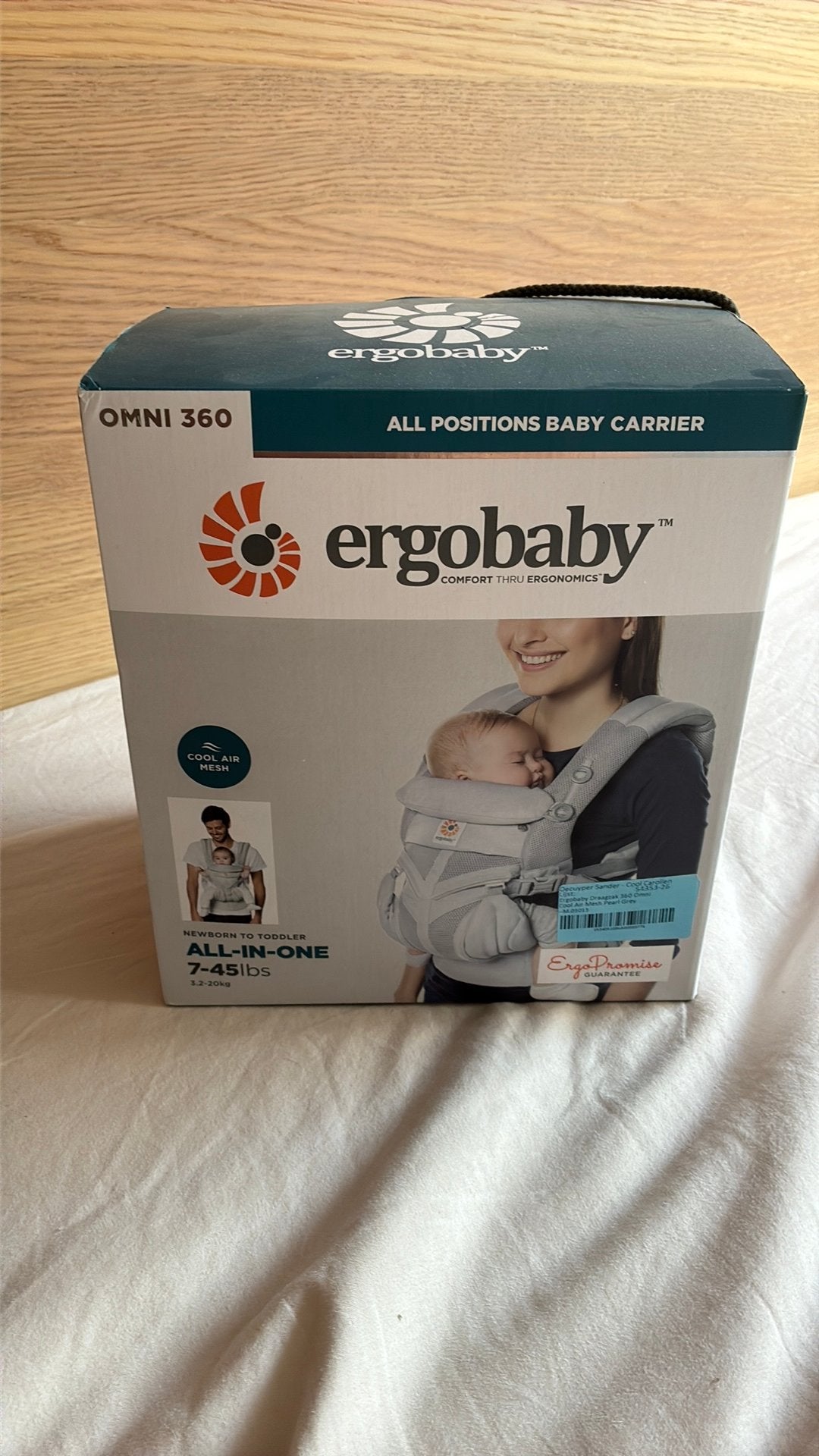 Ergobaby all in one, Gebruikt, Buik of Rug, Draagzak, Ophalen