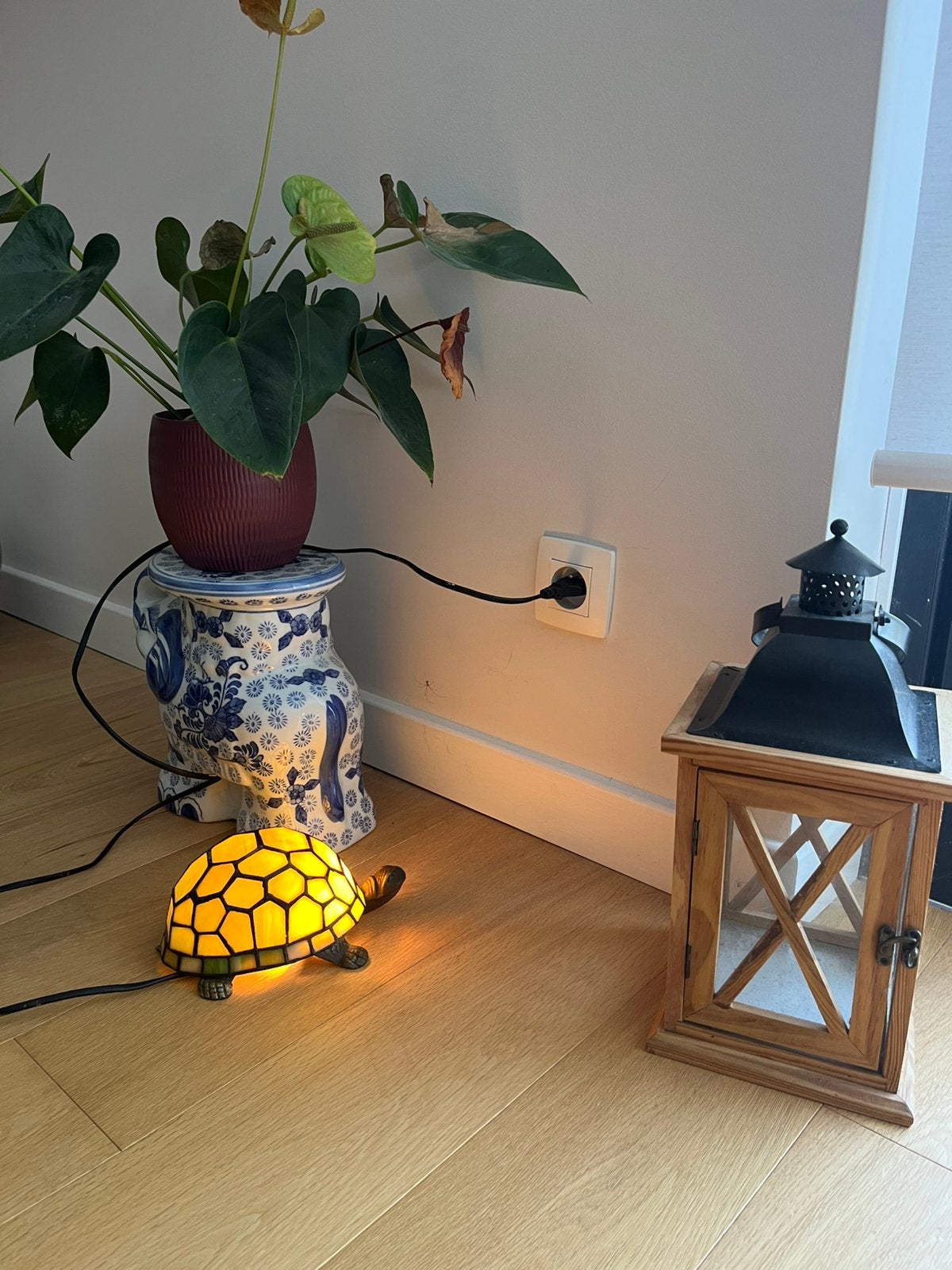 Schildpadlamp, Huis en Inrichting, Lampen | Overige, Ophalen of Verzenden, Gebruikt, Groen