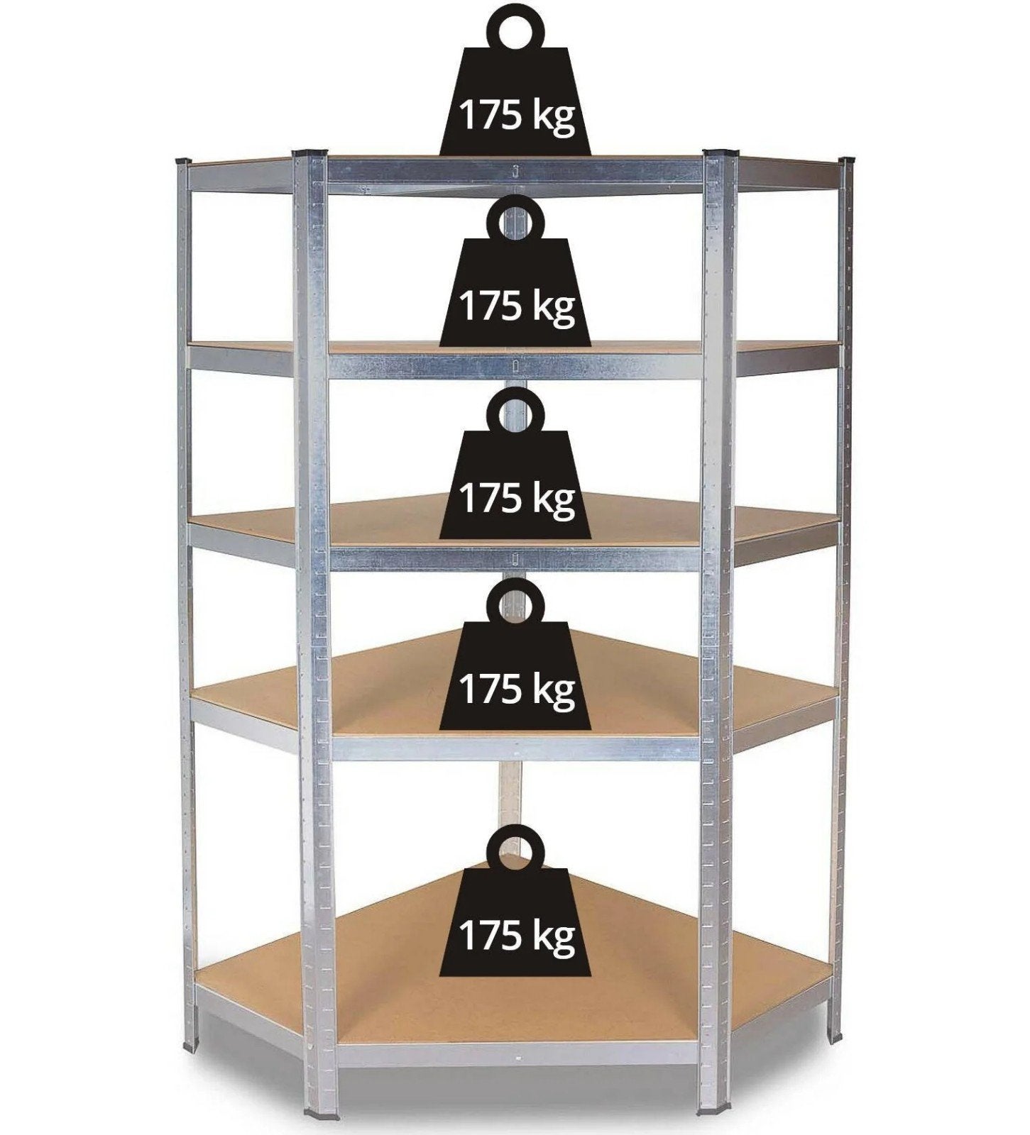 Etagere angle métallique, Maison & Meubles, Enlèvement ou Envoi