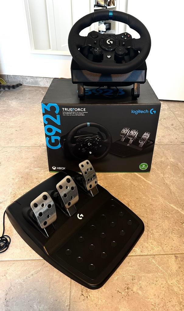 Logitech G923 Trueforce stuurwiel, Ophalen, Zo goed als nieuw, Xbox One