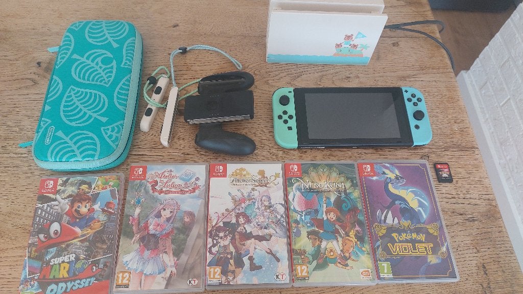 Nintendo Switch avec jeux, Enlèvement ou Envoi, Comme neuf, Aventure et Action, À partir de 7 ans