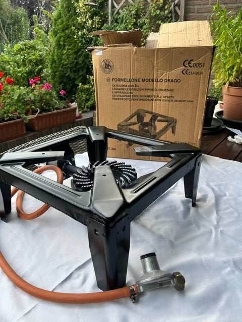 gasbekken Fornellone drago  40x40 x 17, Tuin en Terras, Ophalen, Zo goed als nieuw