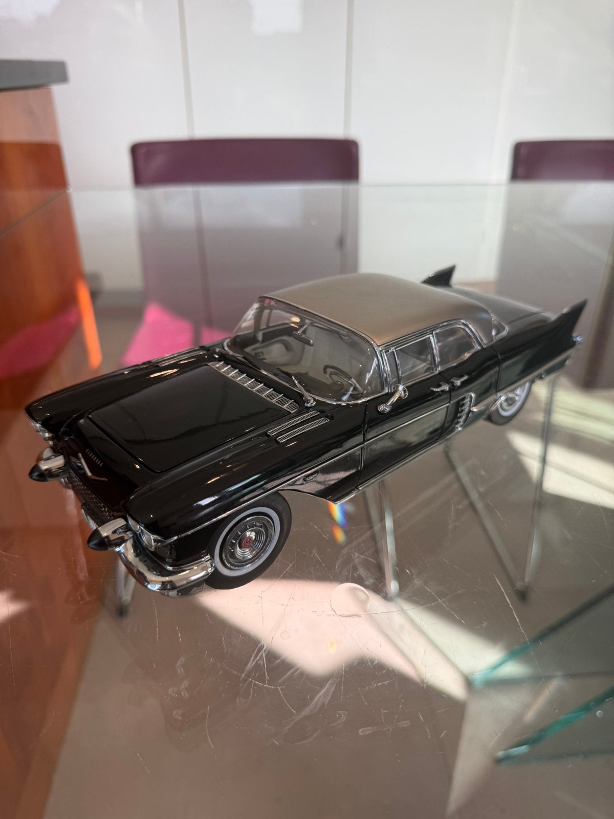 Cadillac Eldorado Brougham (1957) Sun Star 1/18, Ophalen of Verzenden, Zo goed als nieuw, Auto, Sun Star