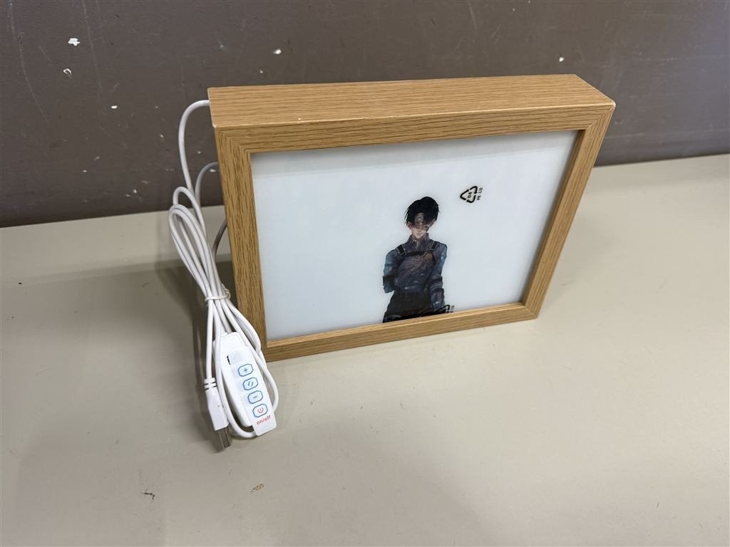 Attack on Titan LED foto Stijlvolle Japanse anime LED-foto, Huis en Inrichting, Ophalen of Verzenden, Nieuw
