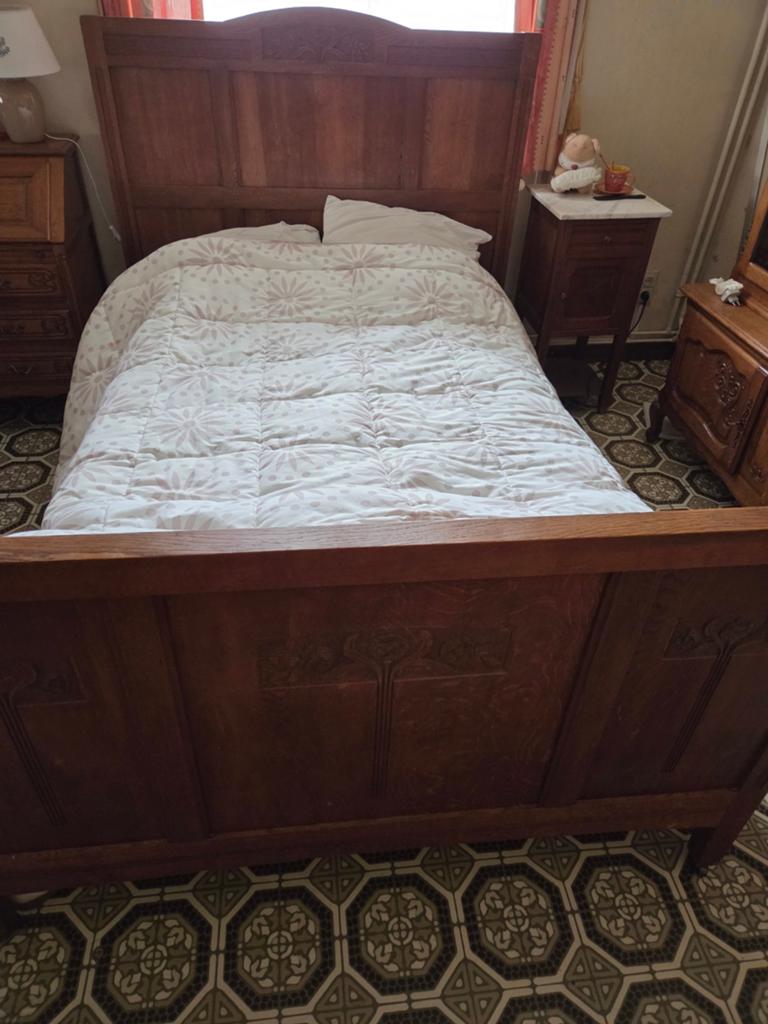 Antiek bed te koop, Huis en Inrichting, Slaapkamer | Complete slaapkamers, Ophalen