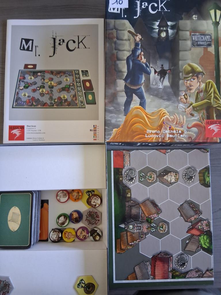 Gezelschapsspel Mr.Jack, Ophalen