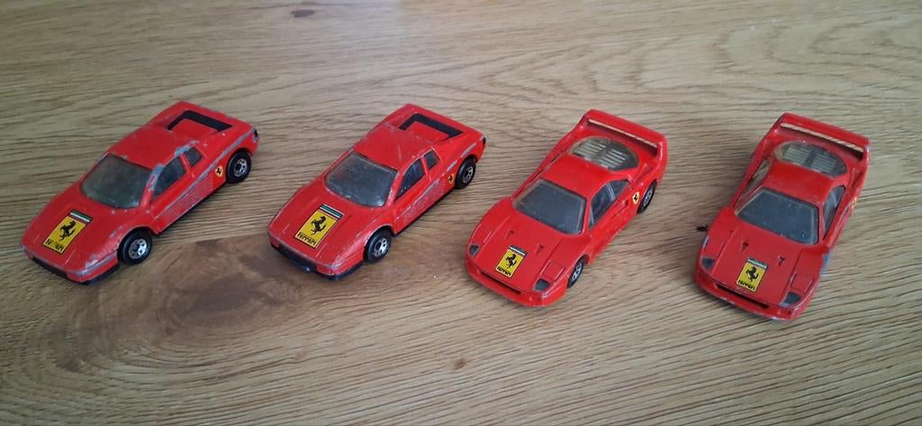 Matchbox Ferrari's 4 stuks, Ophalen of Verzenden, Matchbox