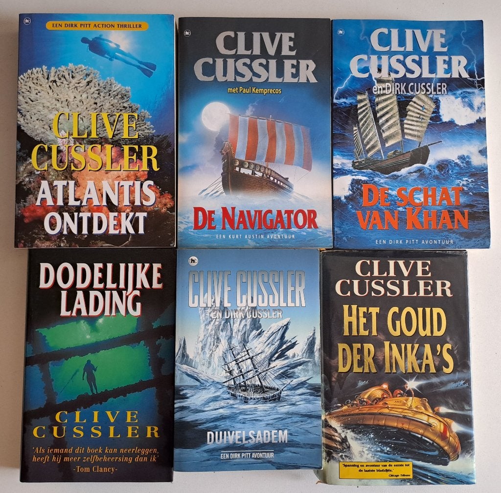 Boeken Clive Cussler, Ophalen of Verzenden, Gelezen