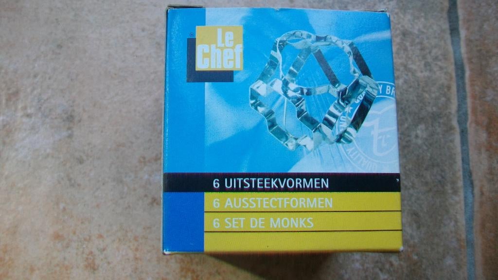 Uitsteekvormen, 6 stuks, nieuw, Ophalen of Verzenden, Nieuw