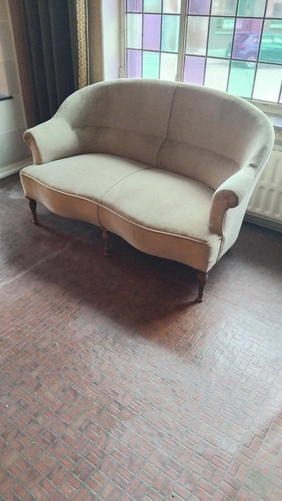 très beau et propre canapé 2 places vintage 70's, Maison & Meubles, Enlèvement